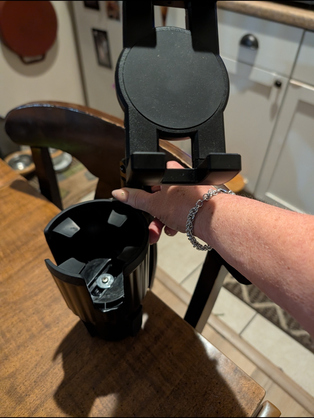 Universal Black Car Cell Phone & Cup Holder